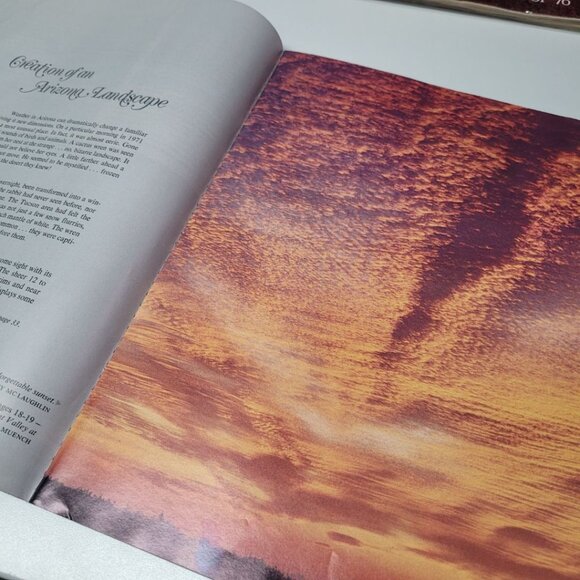 Arizona Highways Artwork Magazine March 1976 Vintage History Weather Seasons Ice - Picture 7 of 11